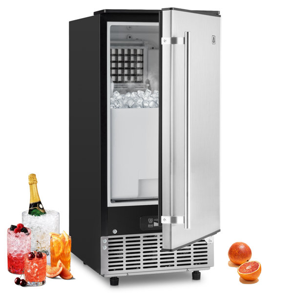 Euker 85 Lb. Daily Production Cube Clear Ice Machine, BuiltIn Ice